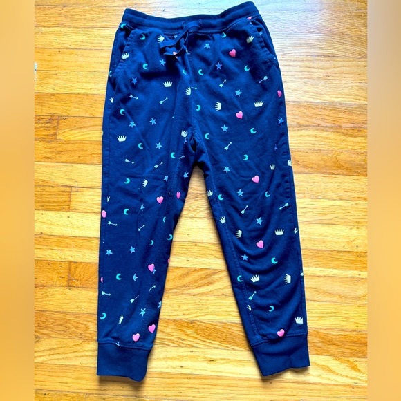 Crewcuts / Navy print joggers - Picture 1 of 5